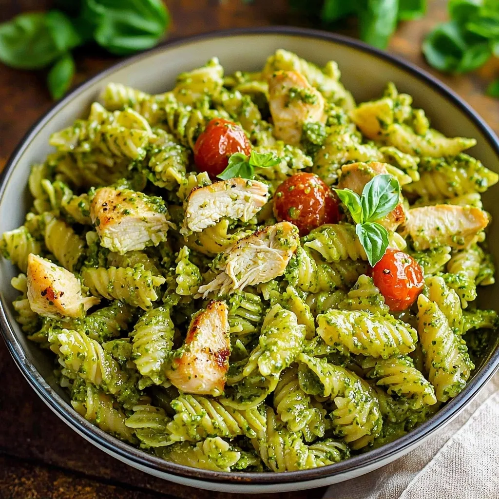 The Best Chicken Pesto Pasta Recipe