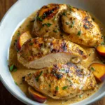 Creamy Peach Dijon Chicken