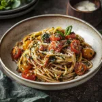 Easy Cherry Tomato Bruschetta Pasta