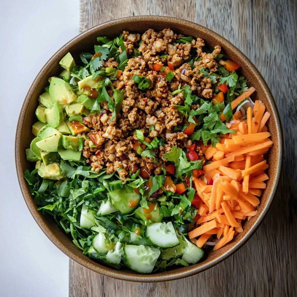 Anti-Inflammatory Egg Roll In A Bowl Salad
