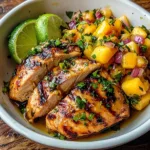Honey Lime Chicken with Mango Salsa