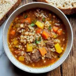 Instant Pot Beef Barley Soup