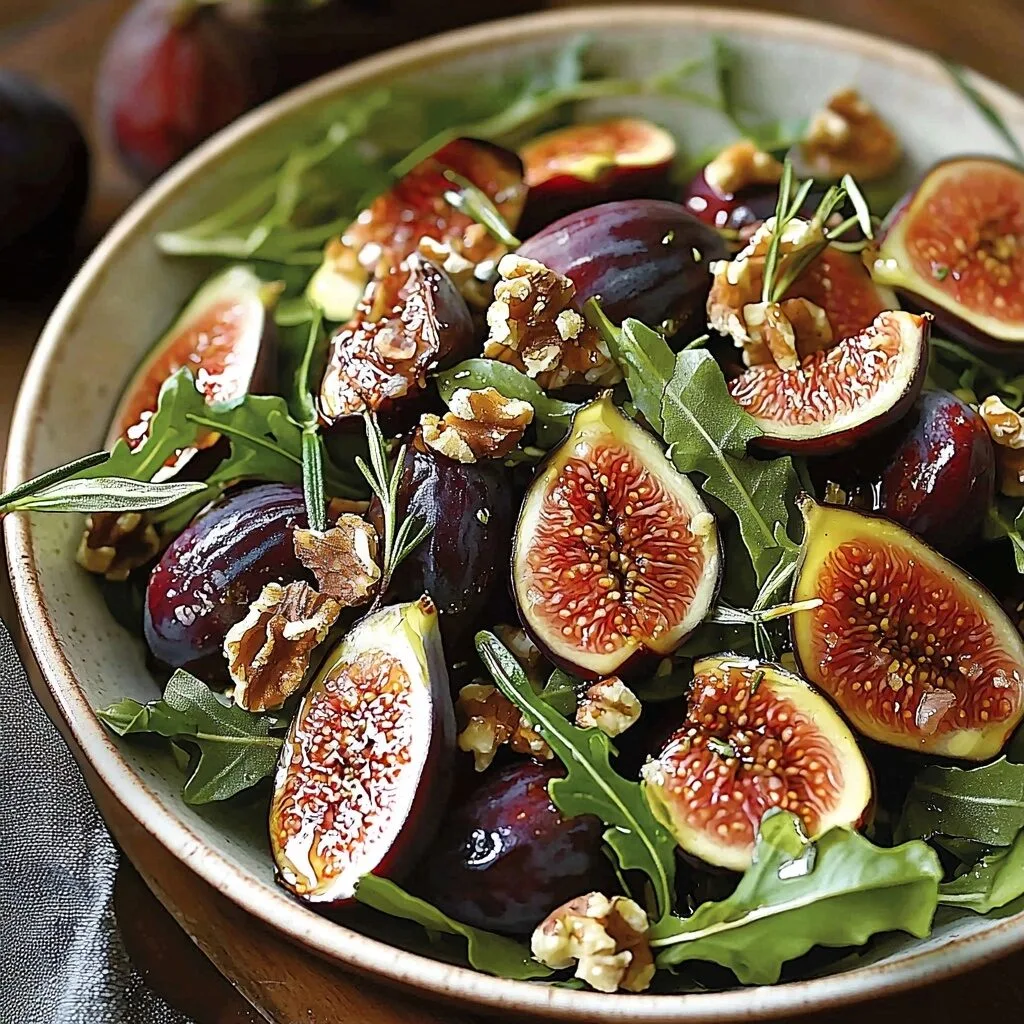 Fig Salad With Rosemary Vinaigrette