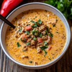 Low Carb Cheeseburger Soup