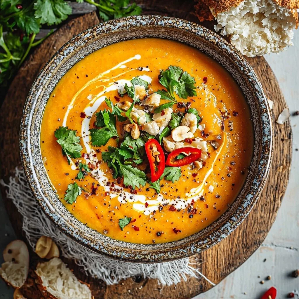 Sweet Potato, Coconut and Chilli Soup