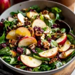 Autumn Apple Salad with a Maple Vinaigrette