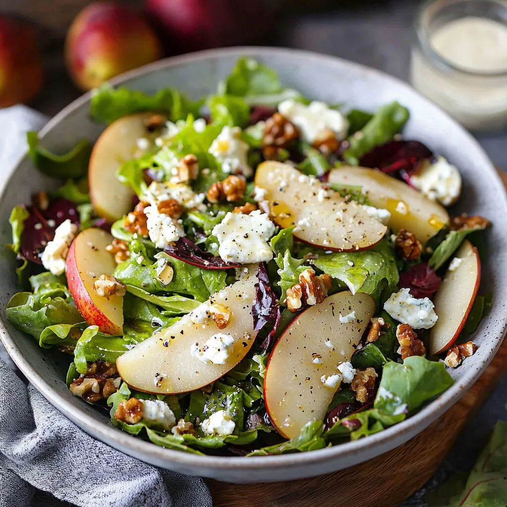 Autumn Salad with Pears and Gorgonzola