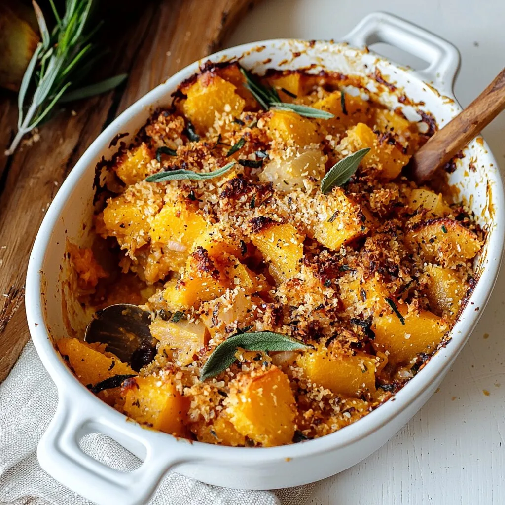 Butternut Squash Casserole