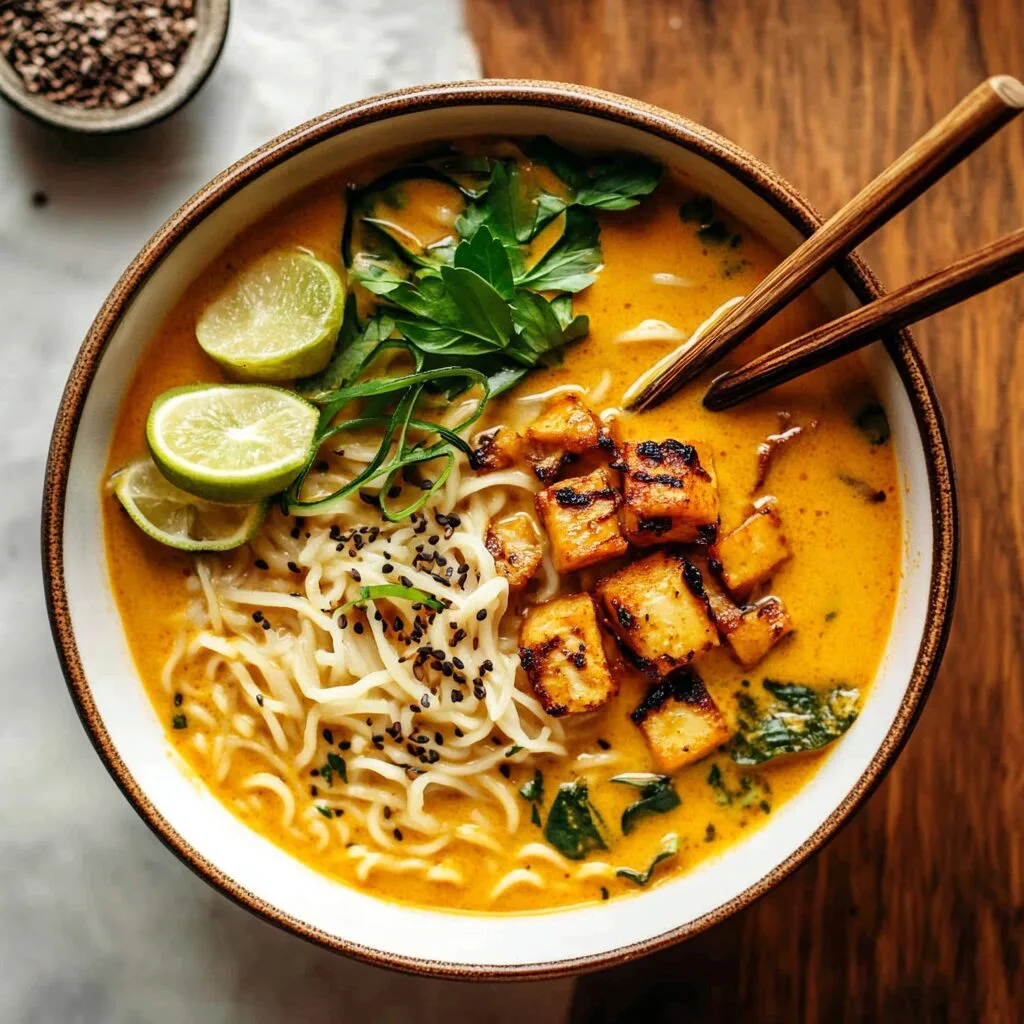 Creamy Coconut Curry Ramen