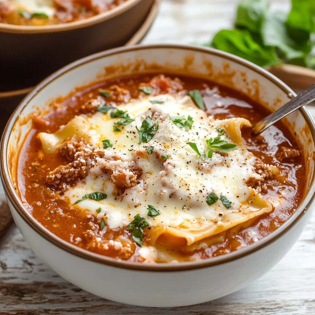 One-Pot Lasagna Soup: A Cozy, Mess-Free Favorite