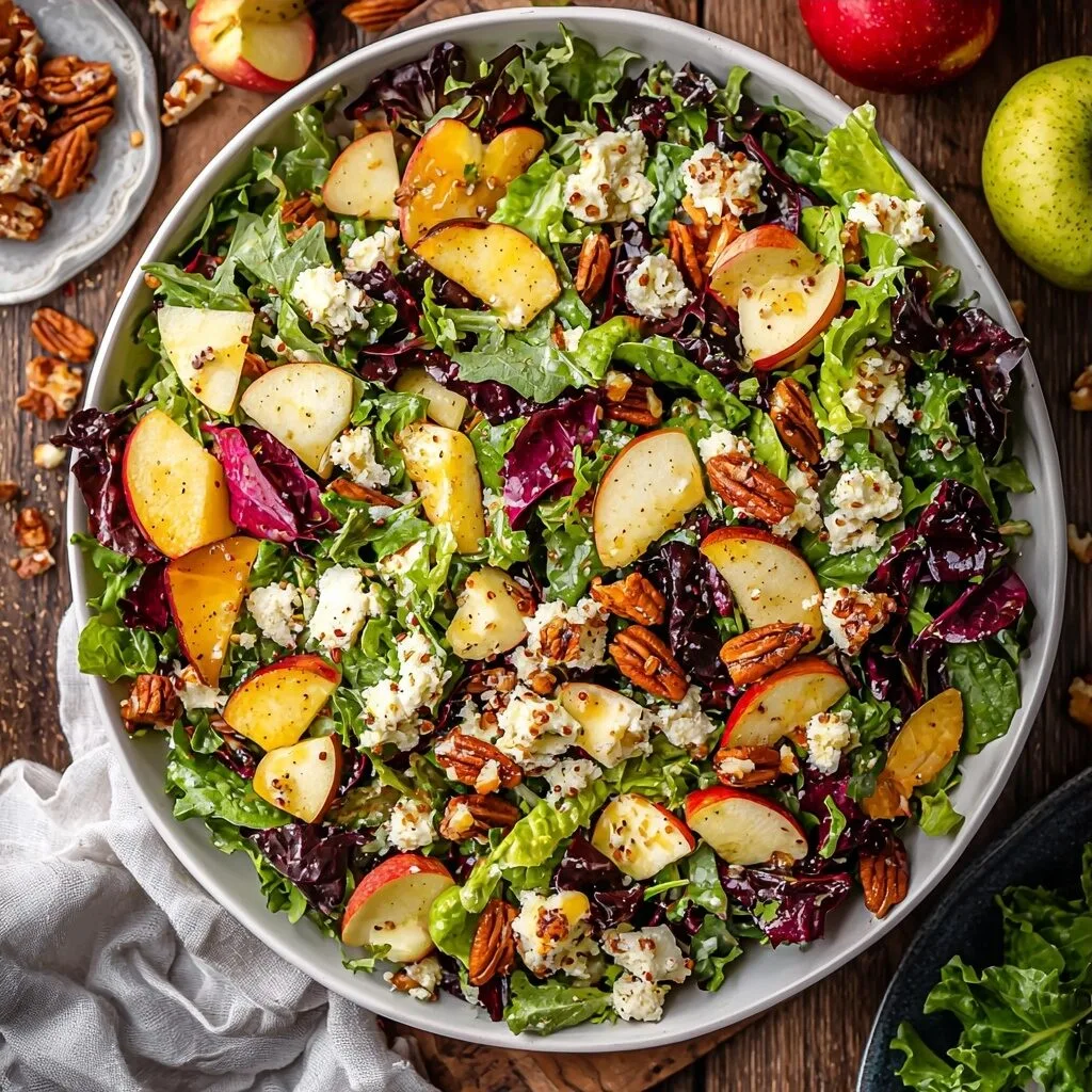 Fall Harvest Salad with Apple Cider Vinaigrette