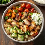 Mediterranean Chicken Quinoa Bowl