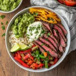 High Protein Steak Fajita Bowl: A Quick and Healthy Meal