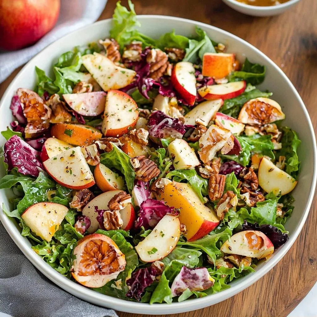 Fall Harvest Salad with Easy Apple Vinaigrette Recipe