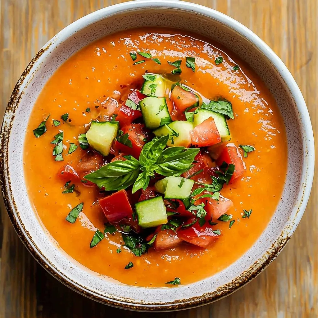 Tomato and Melon Gazpacho