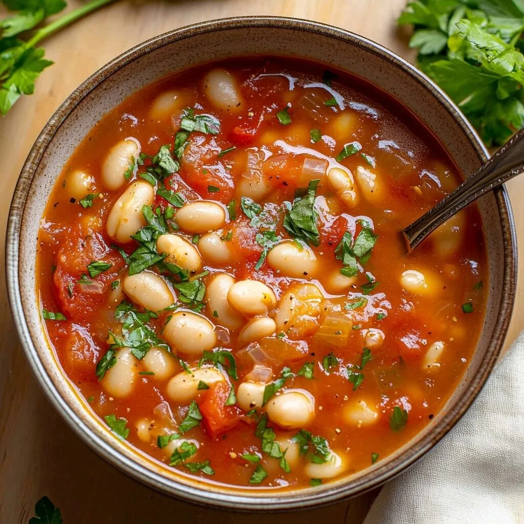 White Bean and Tomato Soup