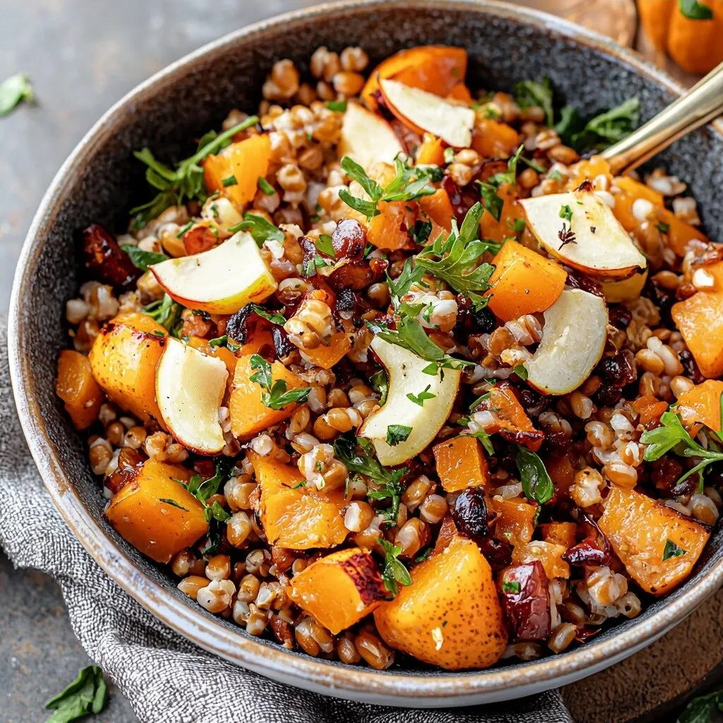 Fall Harvest Barley Bowl