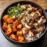 Healthy Chicken Sweet Potato Bowl