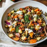 Fall Lentil Salad with Roasted Vegetables (Gluten Free)