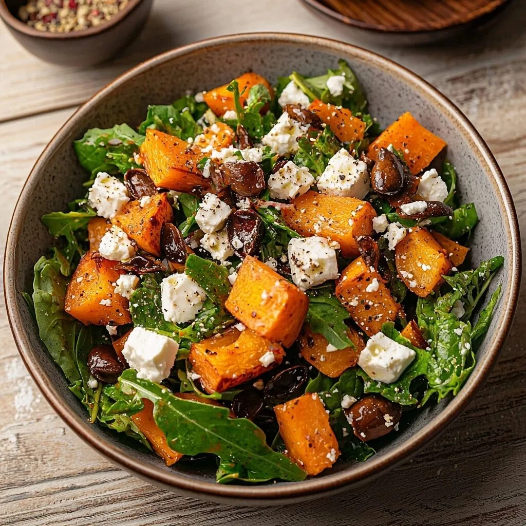 Roasted Butternut and Feta Salad