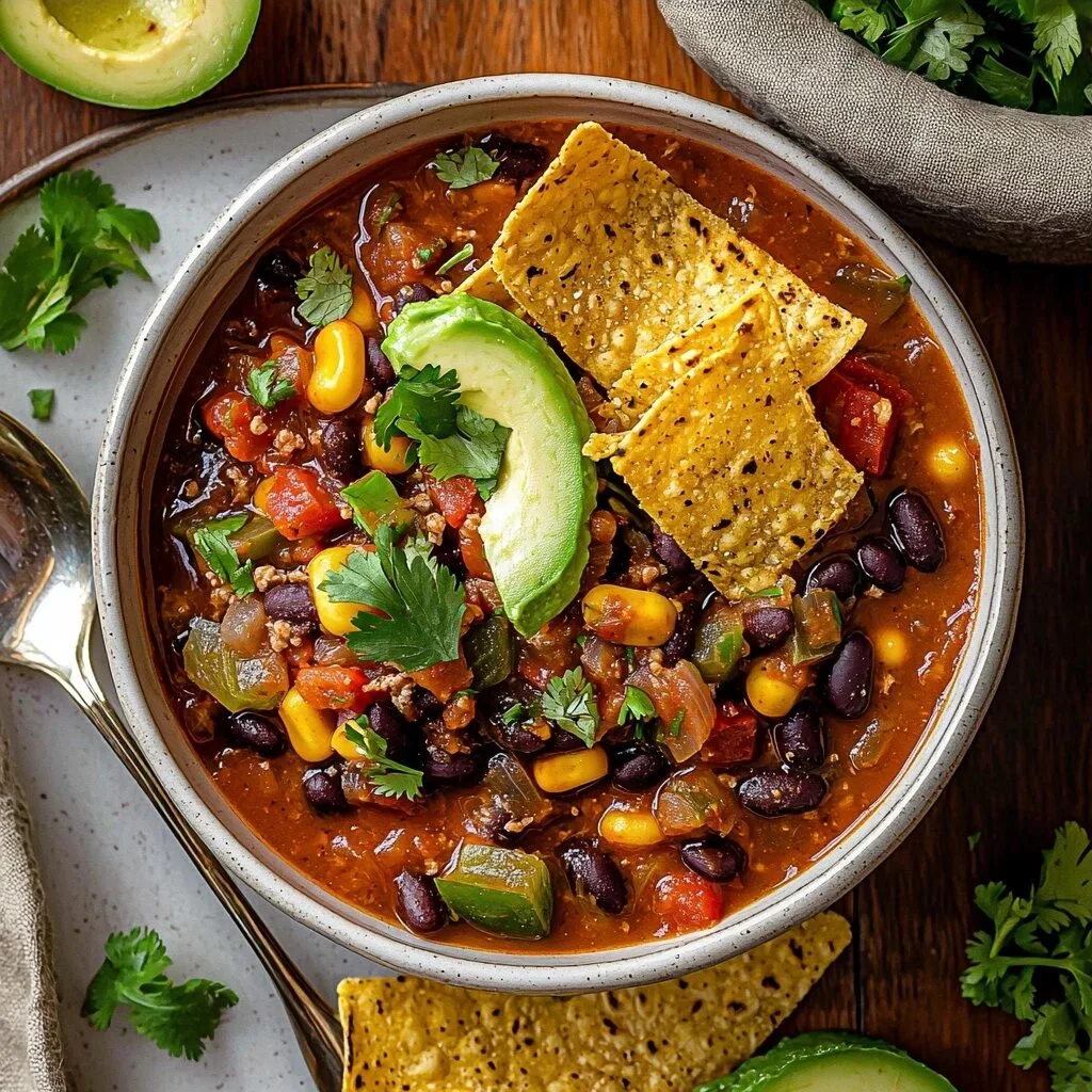 Easy Vegan Taco Soup