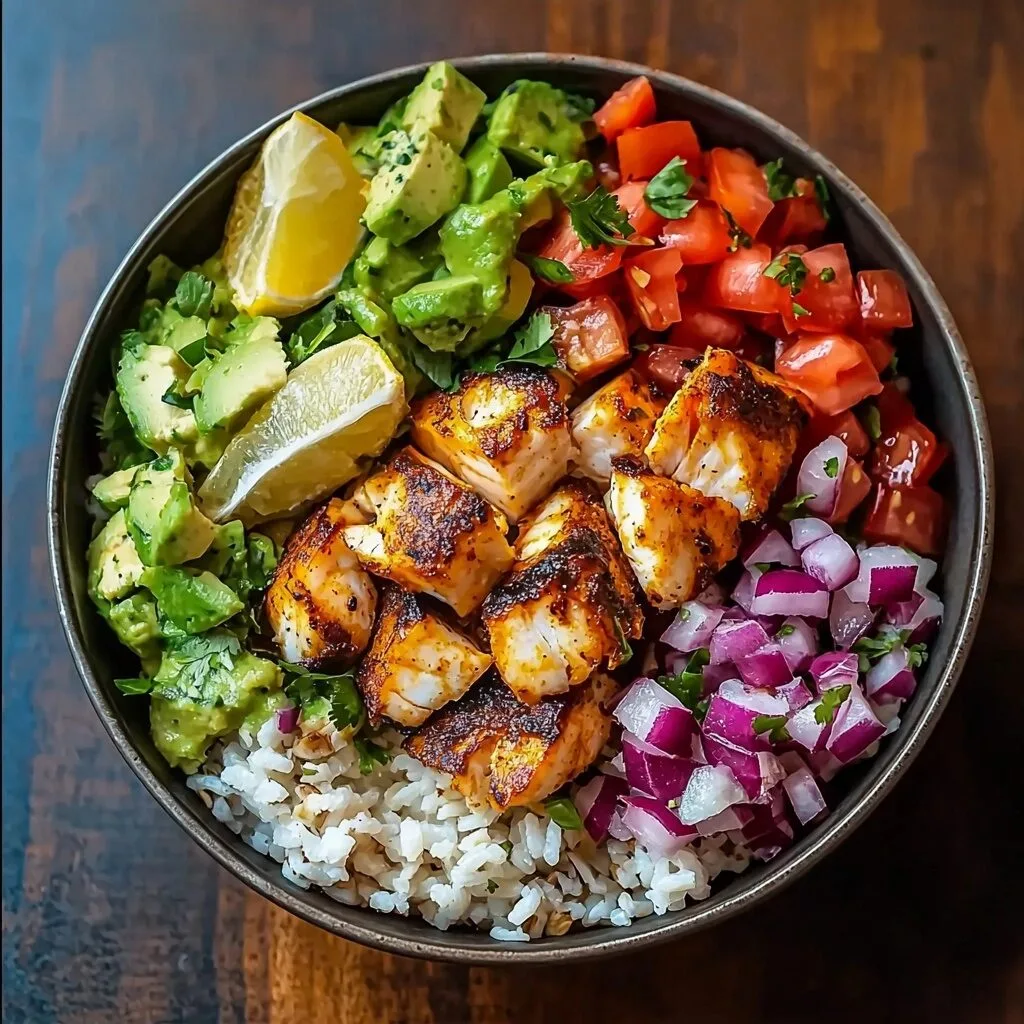 Low-Carb Fish Taco Bowls