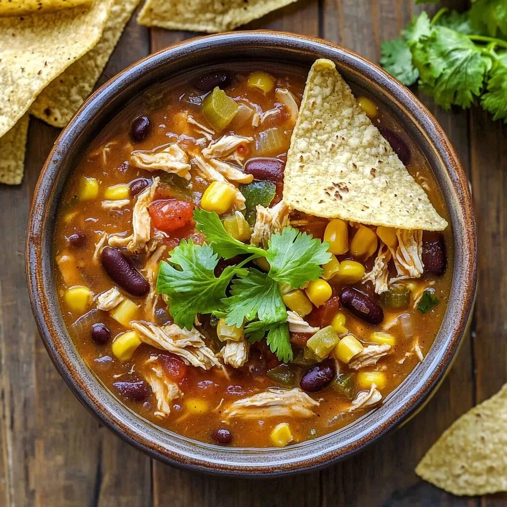 7 Can Chicken Taco Soup