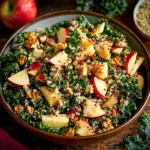 Autumn Kale Apple and Quinoa Salad