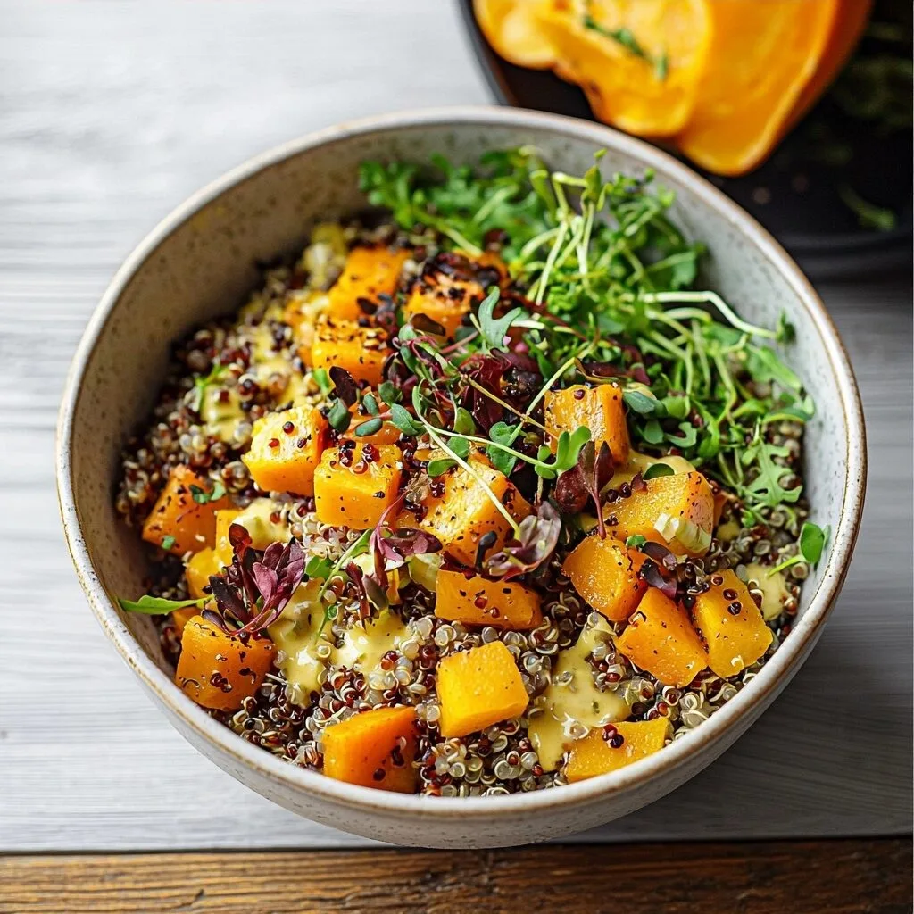 Fall Quinoa Bowl with Butternut Squash