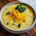 Lightened-Up Broccoli Cheddar Soup