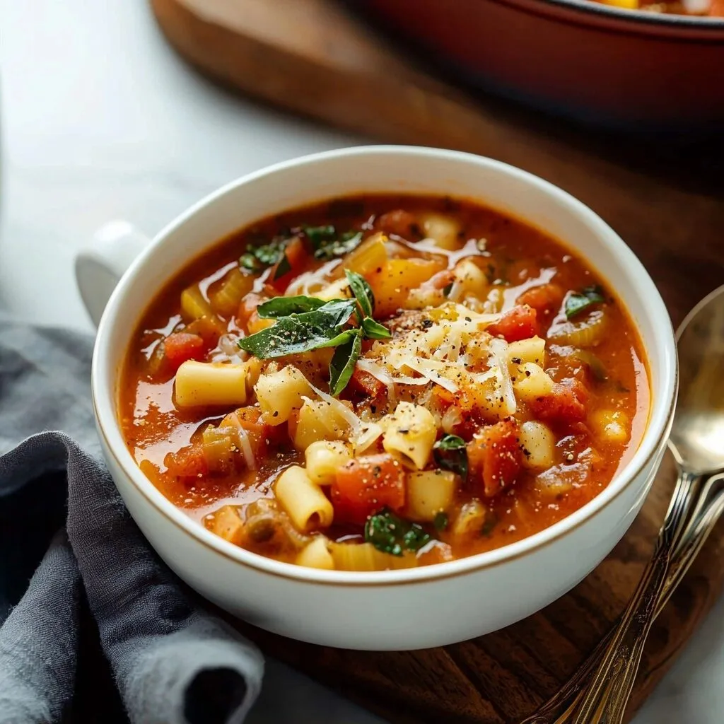 Classic Minestrone Soup That Feels Like a Warm Hug