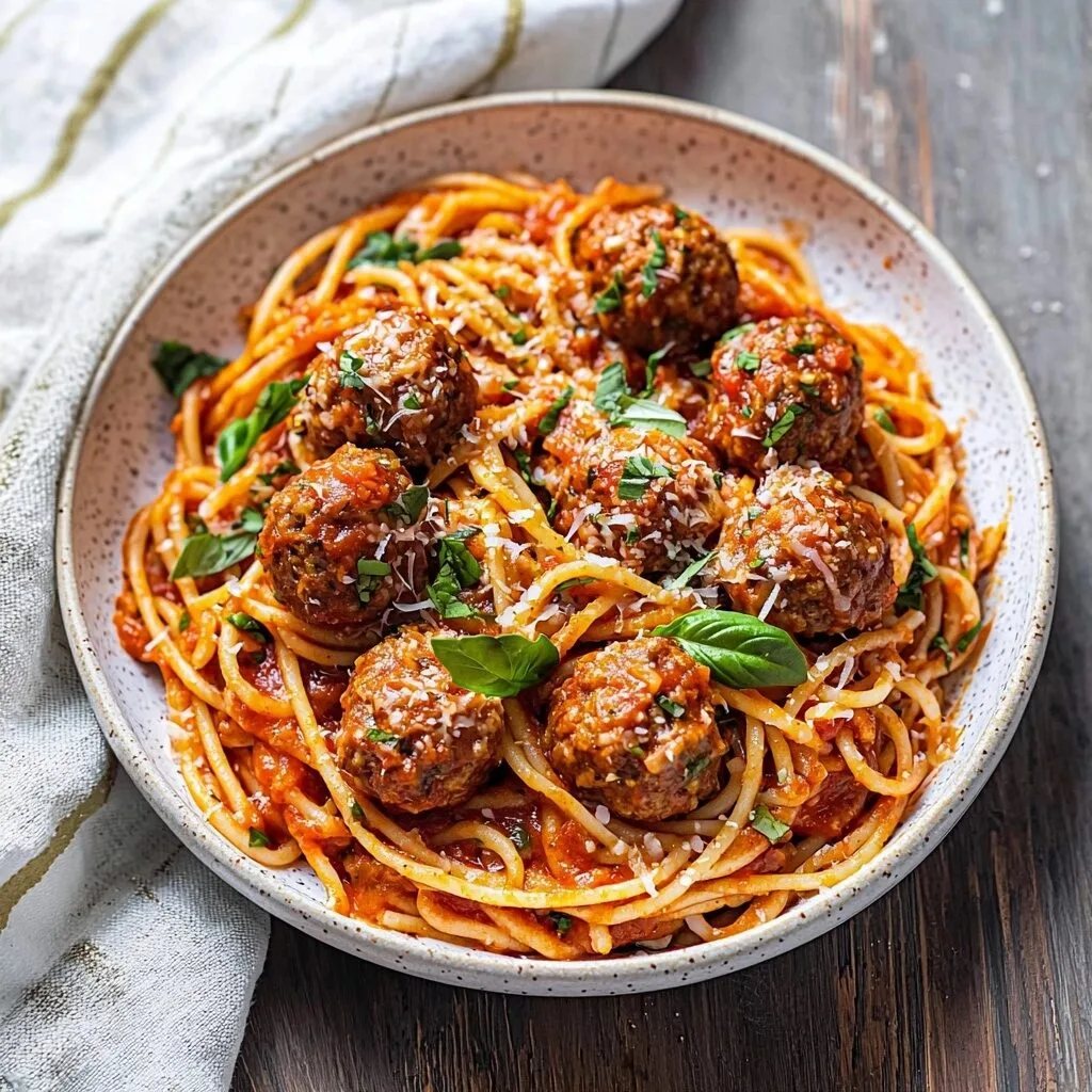 Crockpot Spaghetti And Meatballs