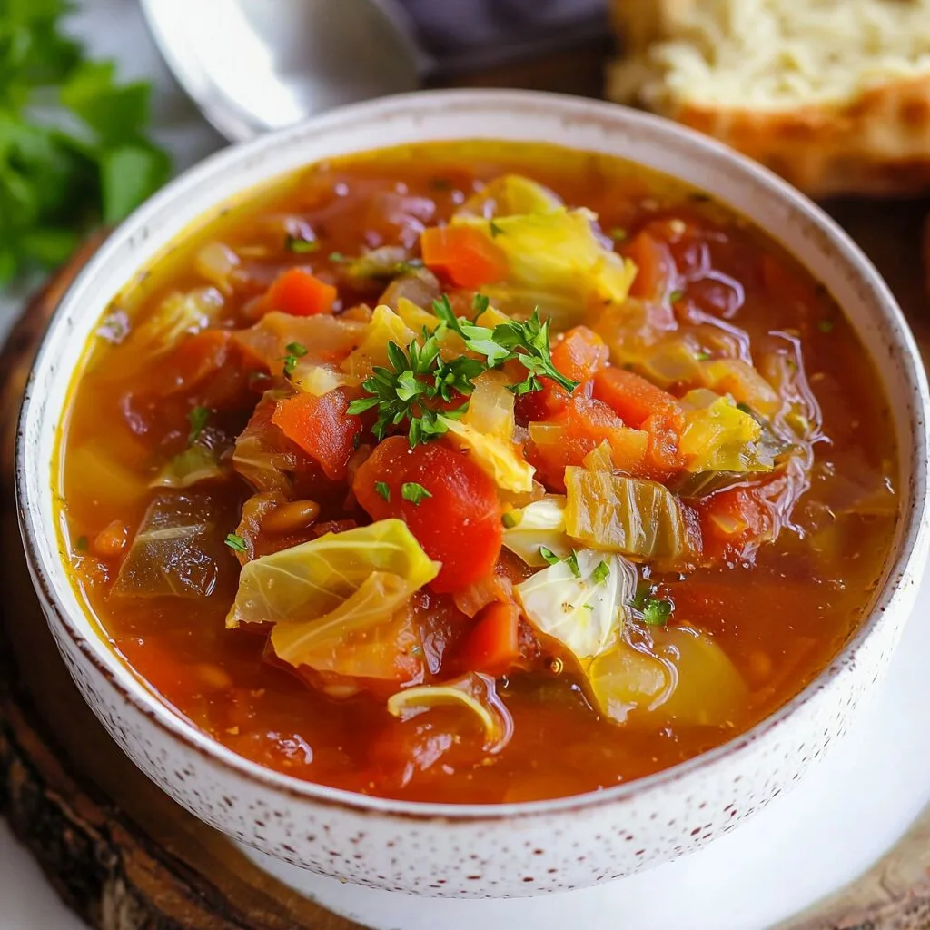 Detox Cabbage Soup (Sacred Heart Soup Diet Plan)