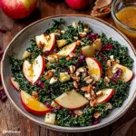 Autumn Kale Harvest Salad with Apple Cider Vinaigrette