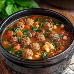 Crockpot Italian Meatball Soup