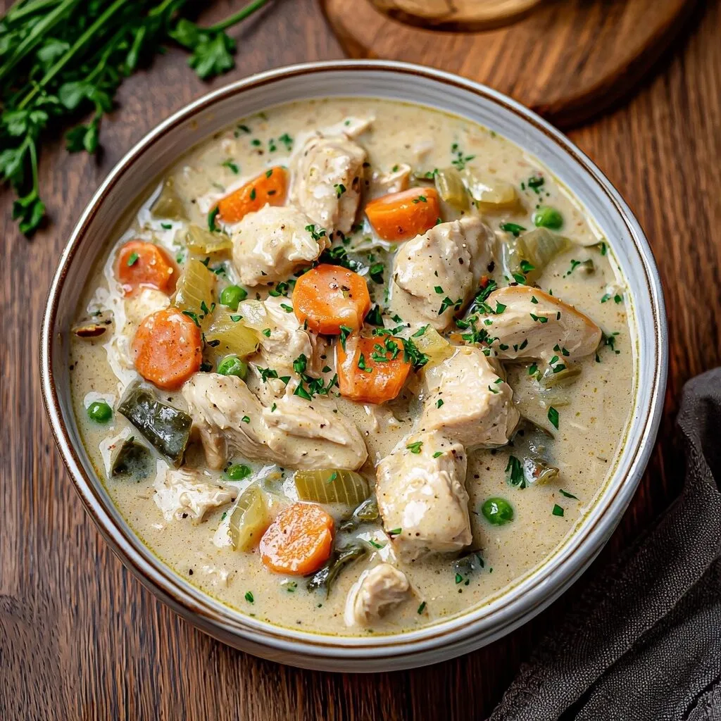 One Pot Creamy Chicken Stew