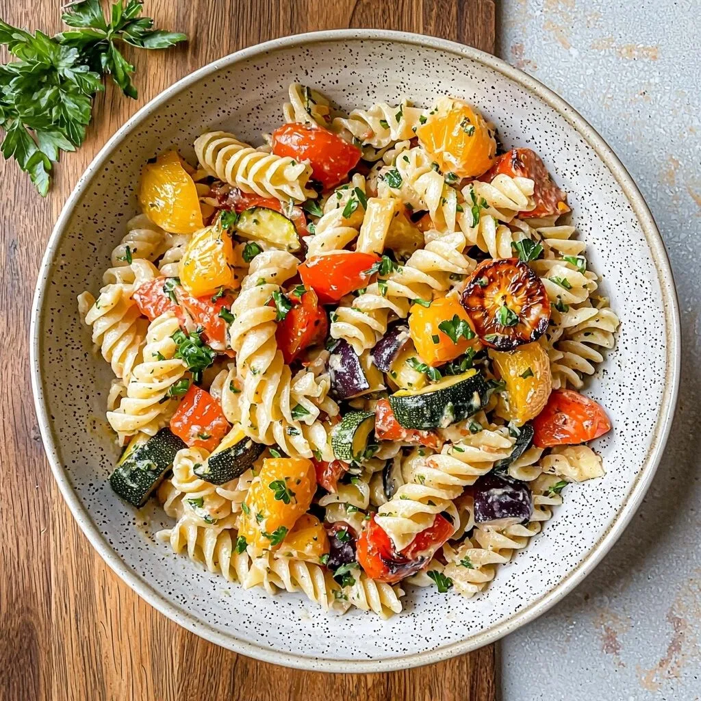 Roasted Vegetable Pasta Salad