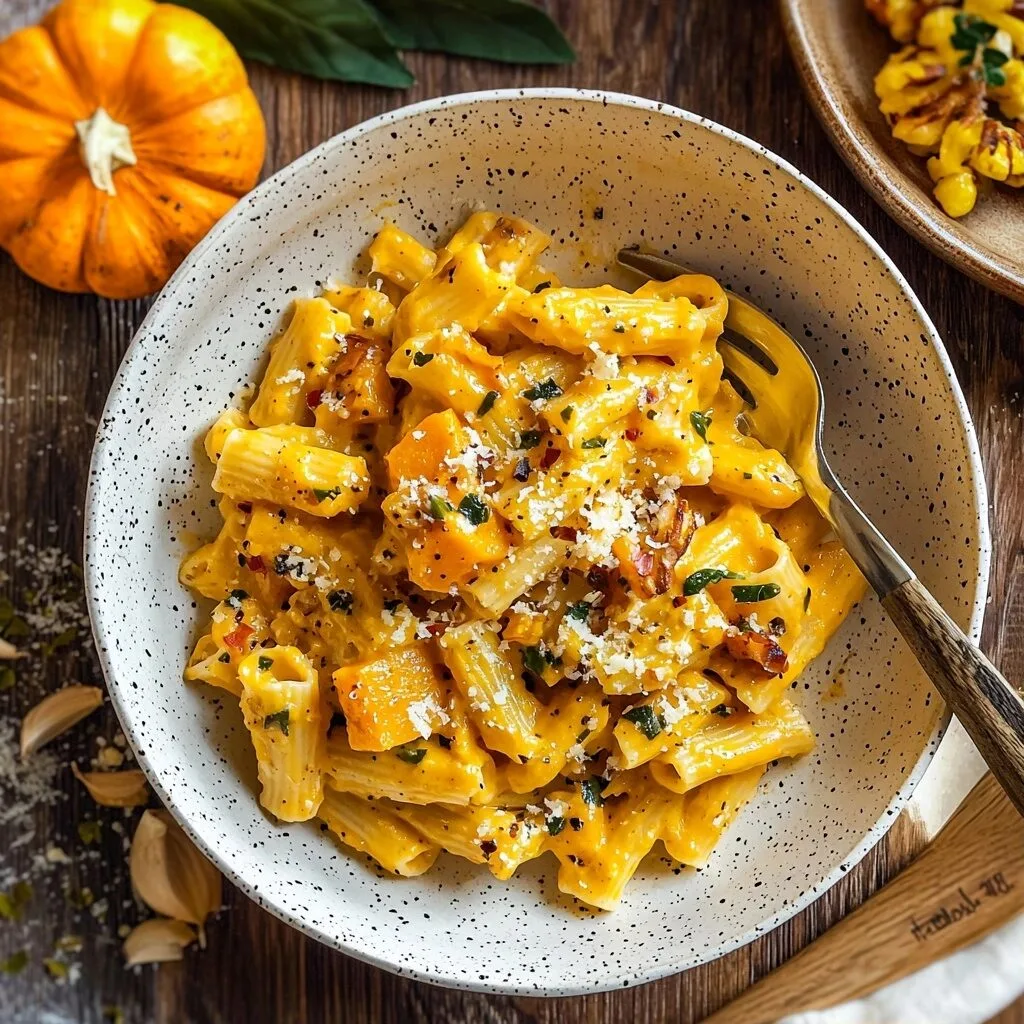Easy Creamy Gluten-free Pumpkin Pasta