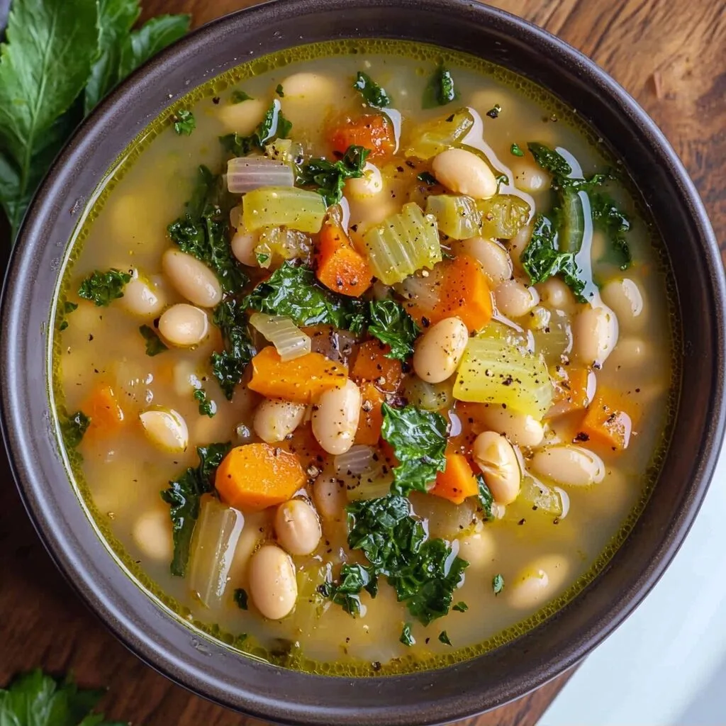The Best Tuscan White Bean Soup