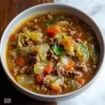 Best Easy Ground Beef and Cabbage Soup