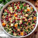 Pomegranate Quinoa Salad with Roasted Butternut Squash