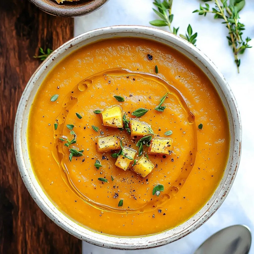 Easy Roasted Butternut Squash Soup