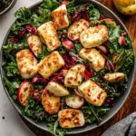 Honeycrisp and Halloumi Salad