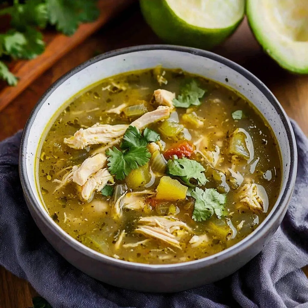 Green Chile Chicken Soup