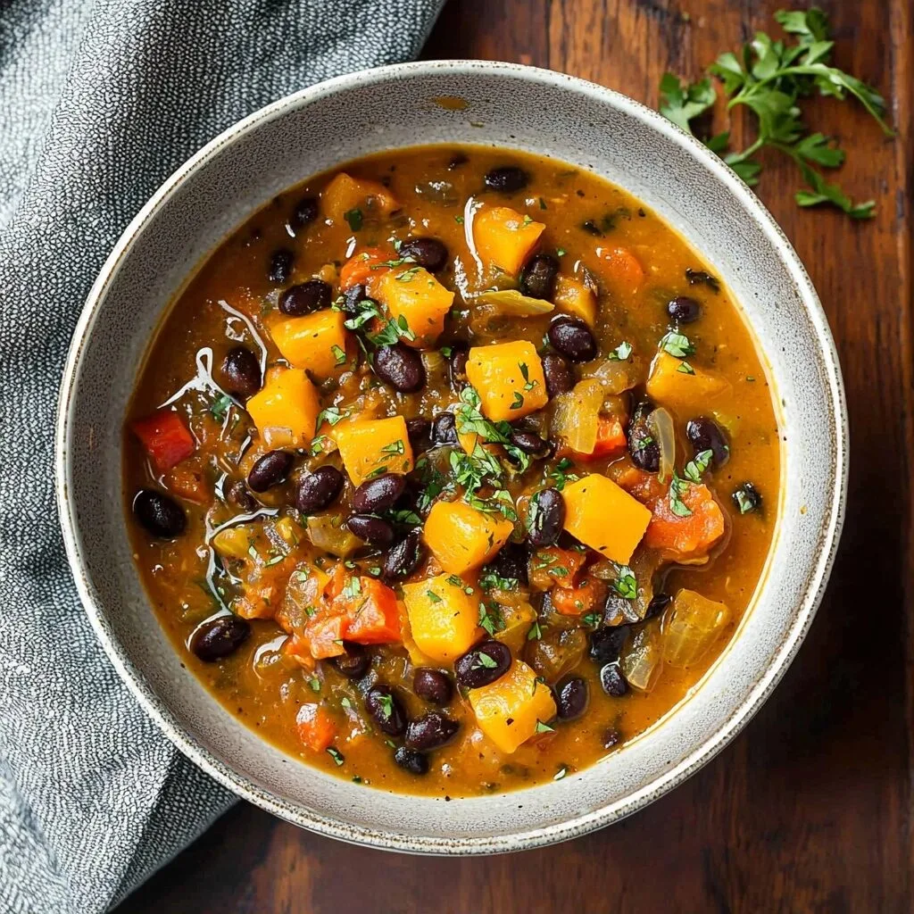 Black Bean Butternut Squash Stew
