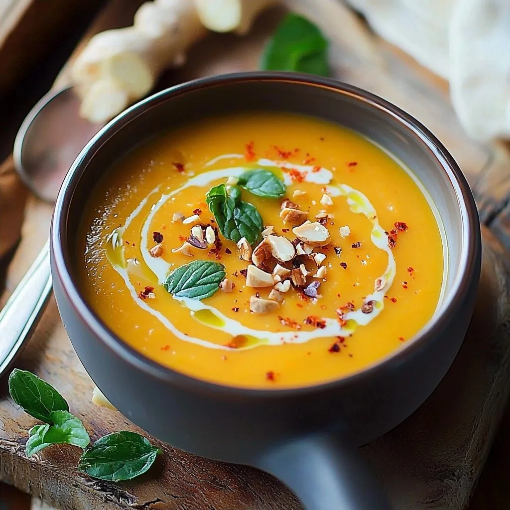 Easy Butternut Squash Soup With Orange & Ginger