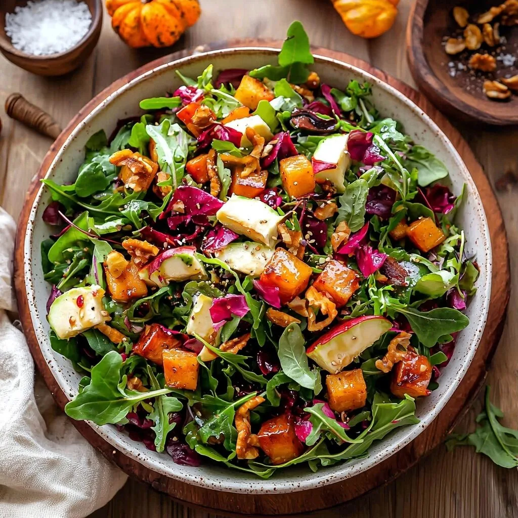 Autumn Salad with Maple Vinaigrette