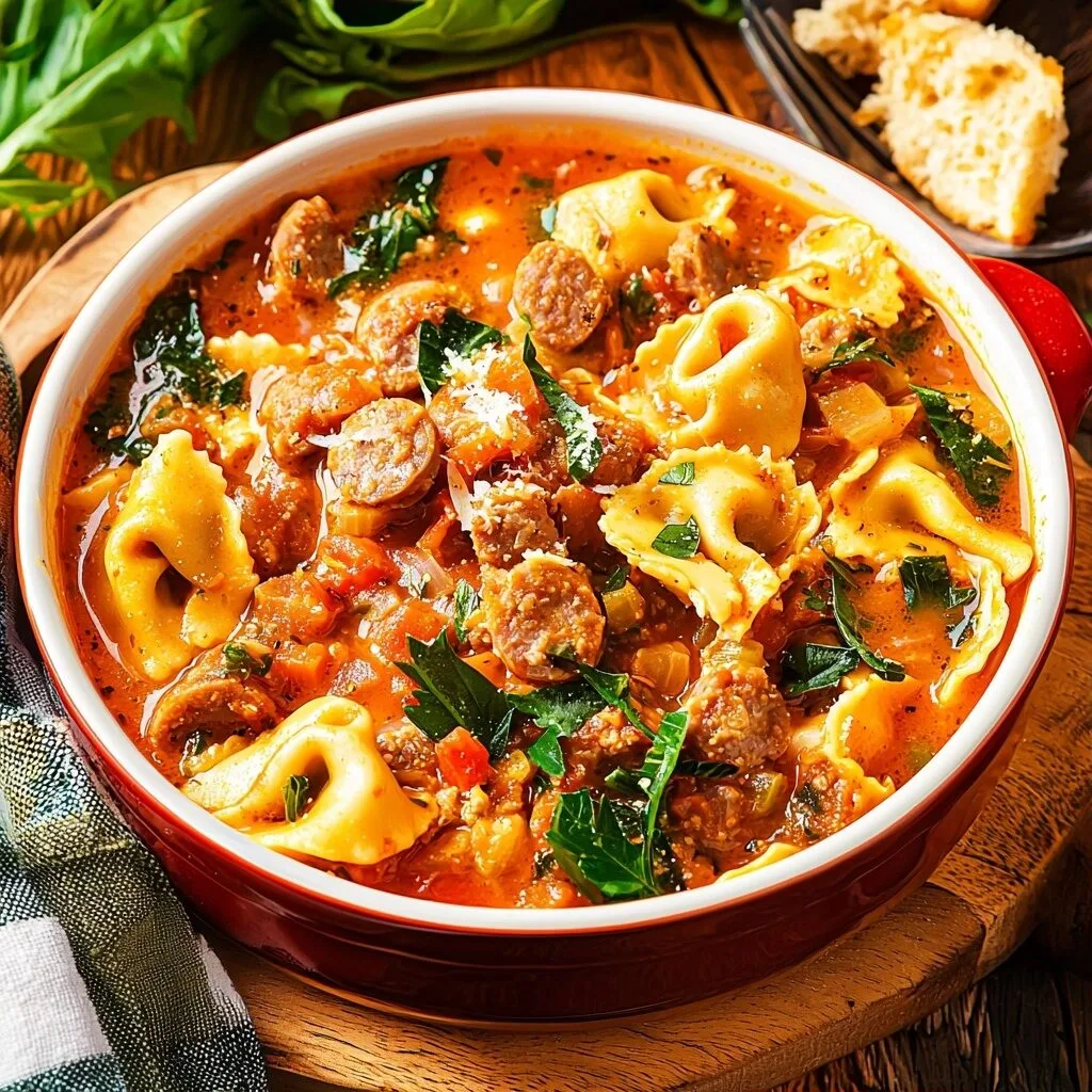 Sausage Tortellini Soup