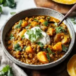 Acorn Squash and Lentil Curry