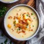 Crockpot Potato Soup with Frozen Hashbrowns